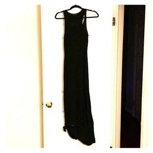 Black stretchy maxi